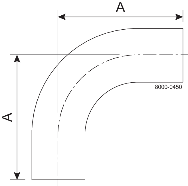 Tri-Clover® L2S curve 90 1"