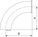 Tri-Clamp® L2CM Bends 90 1"