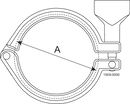 Tri-Clover® S13MHM Clamp ring 4" 304