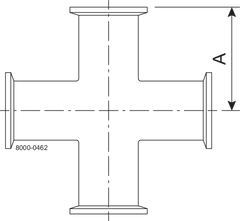 Tri-Clover® B9MP Cross 4