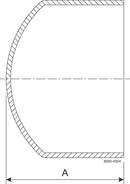 Tri-Clover® B16W End cap 2.5" SF4 (PM) 316L ASME BPE Weld ends