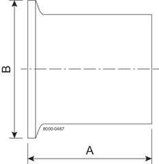 Ghiera Tri-Clamp® BS14AM 0,5