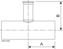 Tri-Clamp® B7RWWM Reducing Tees 2" 1" SF1 (PL) 316L UltraPure Weld and TriClamp and Weld