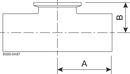 Tri-Clamp® B7WWMS Tee 0.75" SF4 (PM) 316L ASME BPE Weld and Weld and Short TriClamp