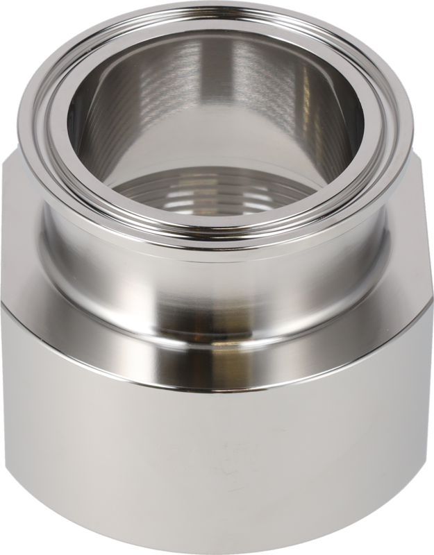 Adattatore Tri-Clamp® 22MP 0,75" 0,125" SF4 (PM) 316L UltraPure TriClamp NPT femmina