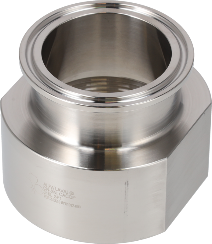 Adattatore Tri-Clamp® 22MP 1" 0,5" SF1 (PL) 316L UltraPure TriClamp NPT femmina