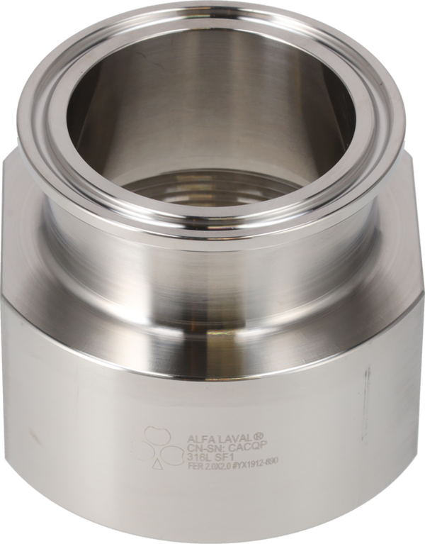 Adattatore Tri-Clamp® 22MP 2,5" 2,5" SF1 (PL) 316L UltraPure TriClamp NPT femmina