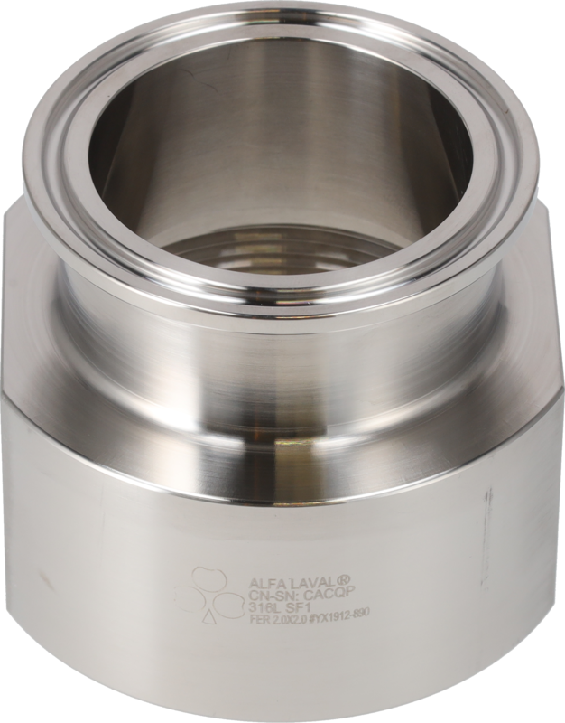 Adattatore Tri-Clamp® 22MP 2" 1" SF1 (PL) 316L UltraPure TriClamp NPT femmina