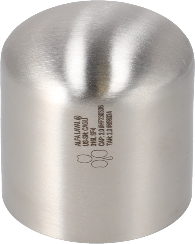 Tappo terminale Tri-Clover® B16W 2" SF4 (PM) 316L ASME BPE Estremità saldate