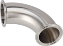 Tri-Clover® B2CMP Bends 90 3" SF1 (PL) 316L ASME BPE Clamp ends