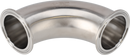 Tri-Clover® B2CMP Bends 90 4" SF4 (PM) 316L ASME BPE Clamp ends