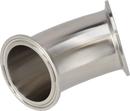 Tri-Clover® B2KMP Bends 45 0.5" SF1 (PL) 316L ASME BPE Clamp ends