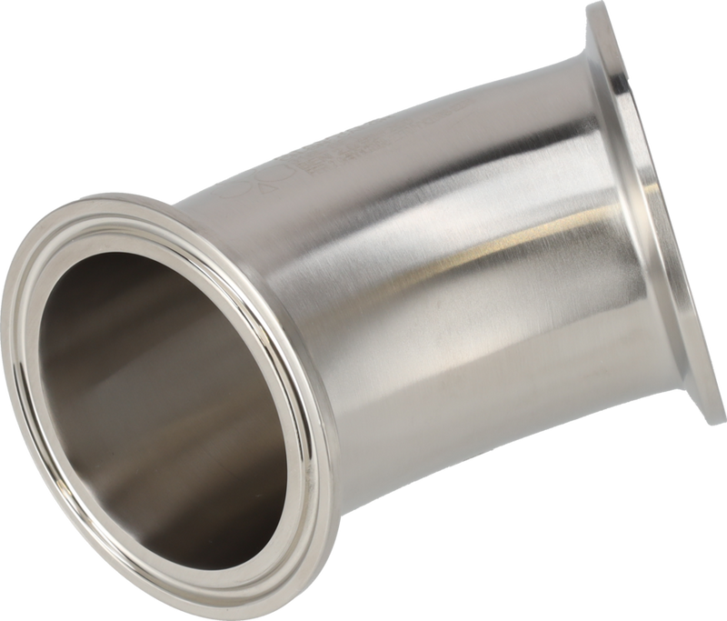 Tri-Clover® B2KMP piega 45 1,5" SF1 (PL) 316L ASME BPE Estremità di serraggio