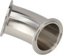Tri-Clover® B2KMP Bends 45 4" SF1 (PL) 316L ASME BPE Clamp ends