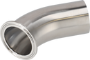 Tri-Clamp® B2KMW Bends 45 0.5" SF4 (PM) 316L ASME BPE TriClamp and Weld