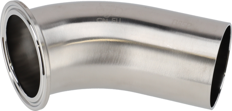 Tri-Clamp® B2KMW piega 45 1,5" SF4 (PM) 316L ASME BPE TriClamp e salda