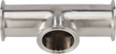 Tri-Clover® B7MPS Tee Equal  1.5" SF1 (PL) 316L ASME BPE Clamp ends