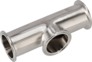 Tri-Clover® B7MPS Tee Equal  1.5" SF1 (PL) 316L ASME BPE Clamp ends