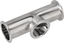 Tri-Clover® B7MPS Tee Equal  1.5" SF4 (PM) 316L ASME BPE Clamp ends