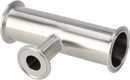 Tri-Clover® B7RMP Reducing Tees 2.5" 1.5" SF1 (PL) 316L ASME BPE Clamp ends