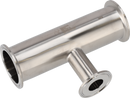 Tri-Clover® B7RMP Reducing Tees 2" 1.5" SF4 (PM) 316L ASME BPE Clamp ends