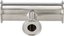 Tri-Clover® B7RMP Tee di riduzione 3" 2" SF1 (PL) 316L ASME BPE Estremità a morsetto