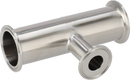 Tri-Clover® B7RMP Tee di riduzione 3" 2" SF1 (PL) 316L ASME BPE Estremità a morsetto
