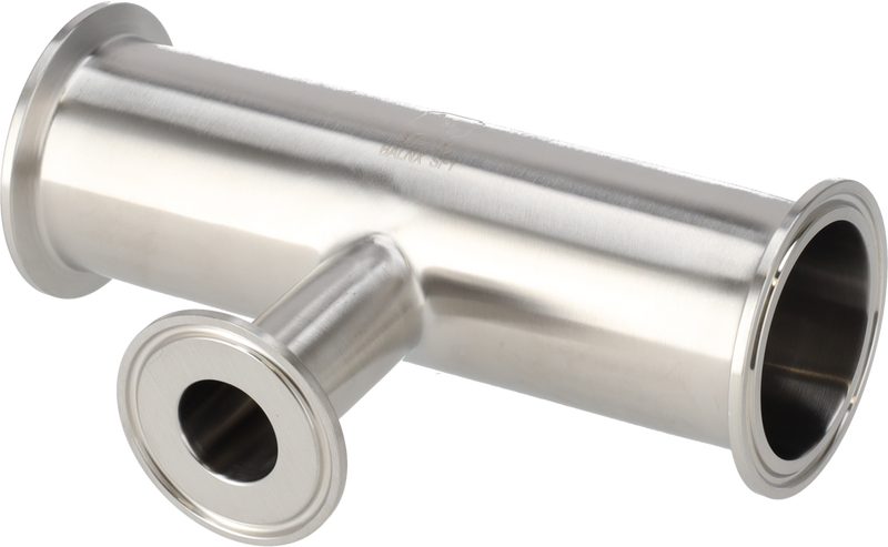 Tri-Clover® B7RMP Riduzioni a T 3" 2.5" SF1 (PL) 316L ASME BPE Estremità a morsetto
