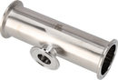 Tri-Clover® B7RMPS Reducing Tees Short 3" 0.5" SF4 (PM) 316L ASME BPE Clamp ends