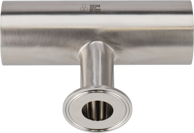 Tri-Clamp® B7RWWM Tee di riduzione 1,5" 1" SF4 (PM) 316L UltraPure Saldatura e TriClamp e Saldatura
