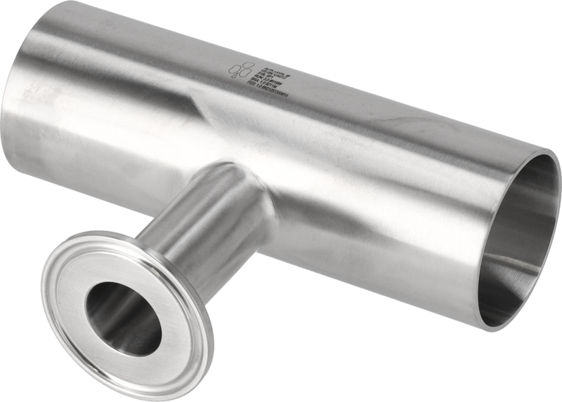 Tri-Clamp® B7RWWM Riduzioni a T 4" 2.5" SF1 (PL) 316L UltraPure Saldatura e TriClamp e Saldatura