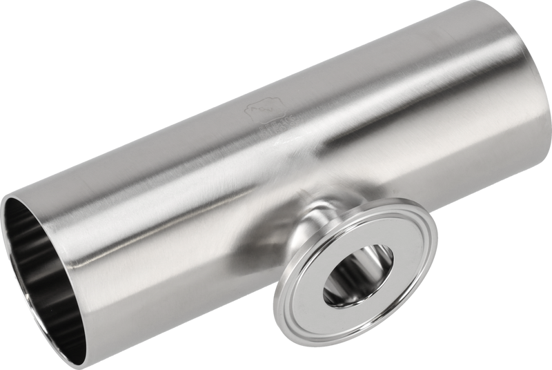 Tri-Clamp® B7RWWMS Riduzioni a T corte 2,5" 1" SF4 (PM) 316L ASME BPE Saldatura e Saldatura e corte ridotte TriClamp