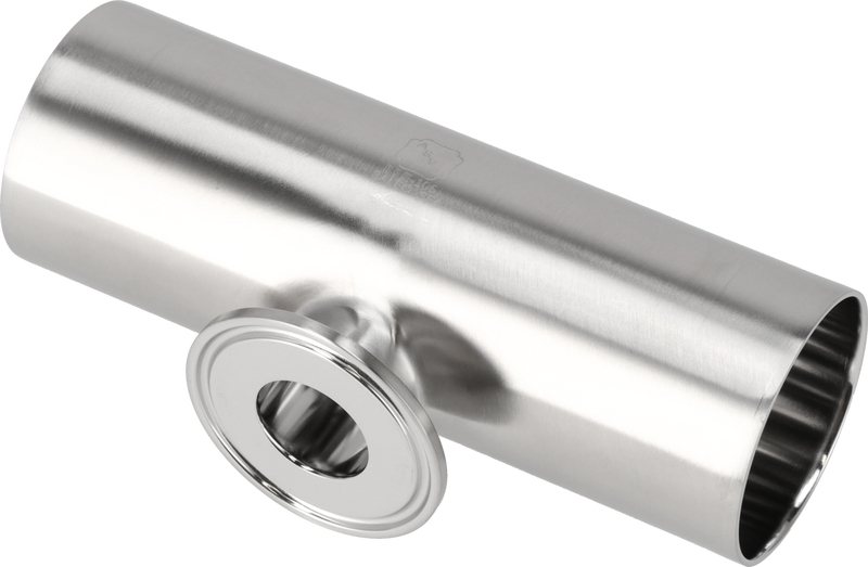 Tri-Clamp® B7RWWMS Riduzioni a T corte 2,5" 1" SF4 (PM) 316L ASME BPE Saldatura e Saldatura e corte ridotte TriClamp