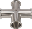 Tri-Clover® B9MP Cross 0.75" SF1 (PL) 316L ASME BPE Clamp ends