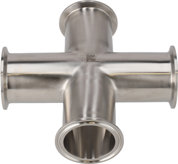 Tri-Clover® B9MP Croce 2,5" SF1 (PL) 316L ASME BPE Morsetto estremità