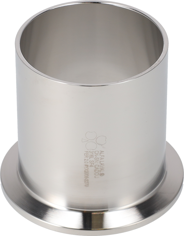 Ghiera Tri-Clamp® BS14AM 2,5" SF4 (PM) 316L ASME BPE TriClamp e saldatura