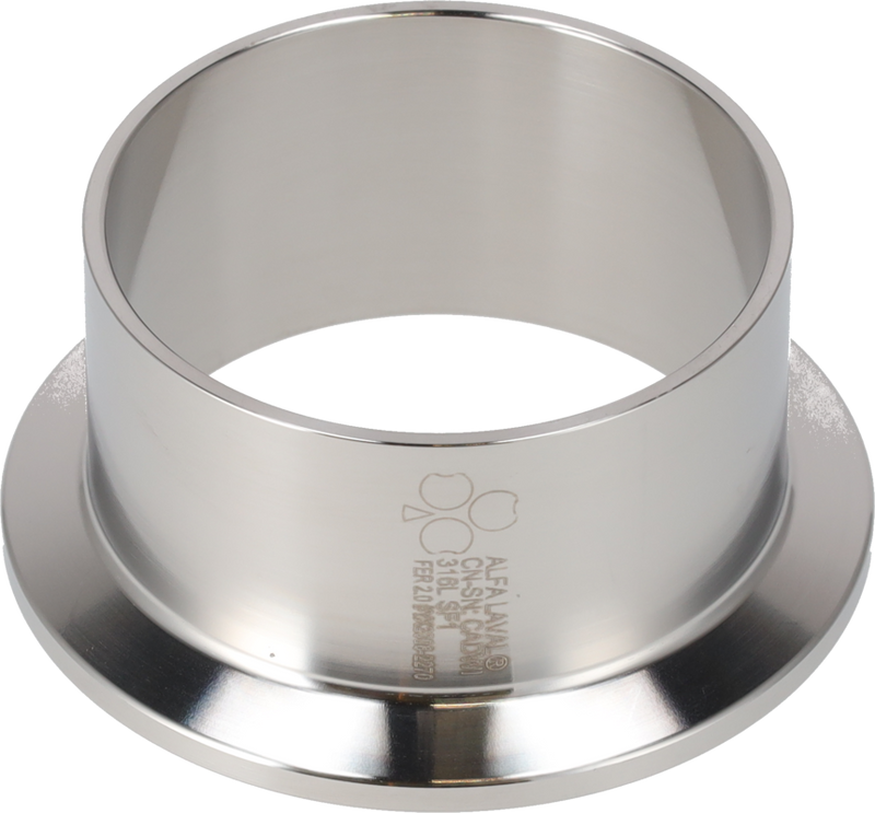 Ghiera Tri-Clamp® L14AM 1" SF1 (PL) 316L ASME BPE TriClamp e saldatura