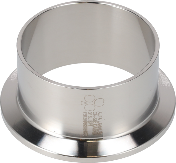 Tri-Clamp® L14AM Ghiera Tupe B 2,5" SF1 (PL) 316L ASME BPE TriClamp e saldatura